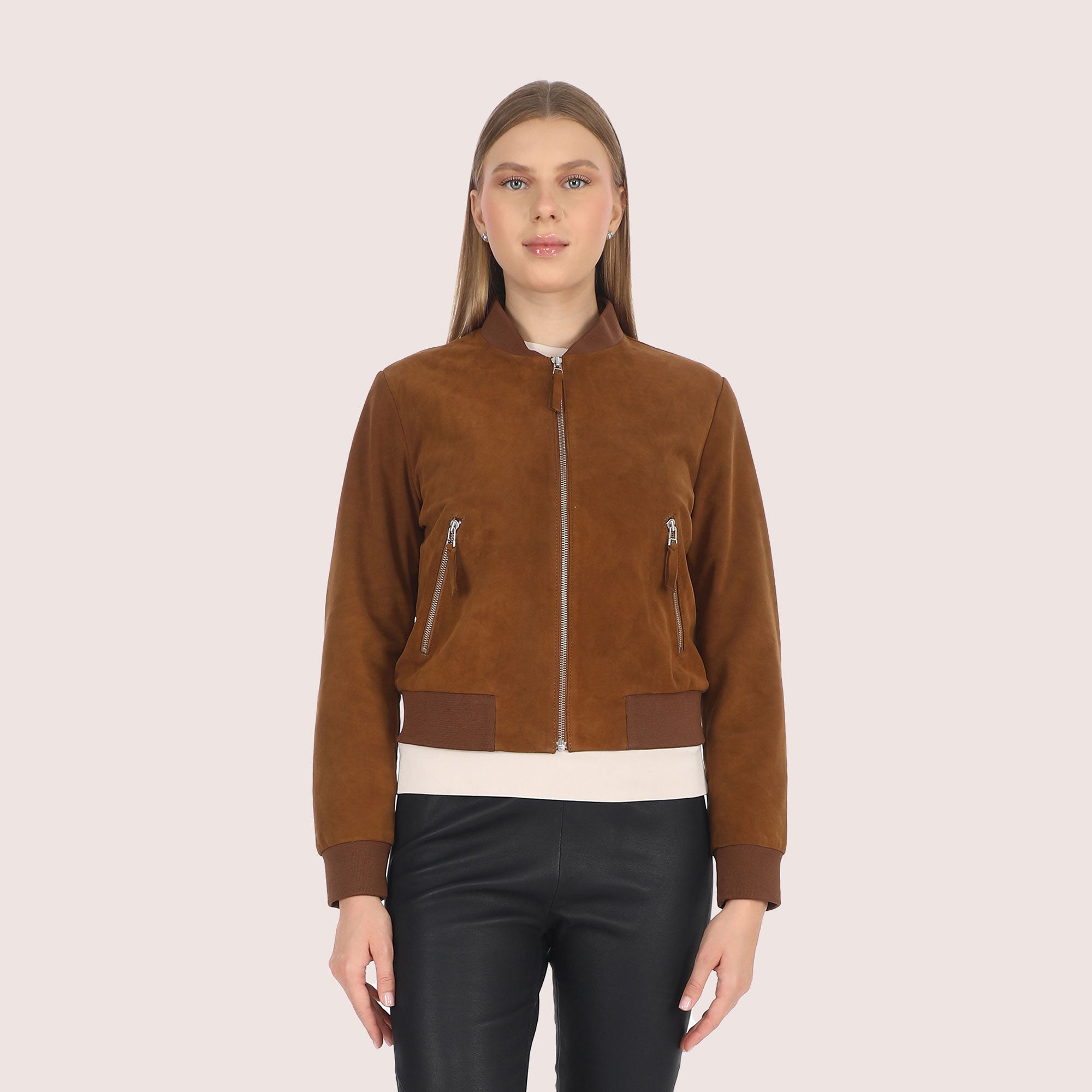 Deborah Goat Suede Jacket