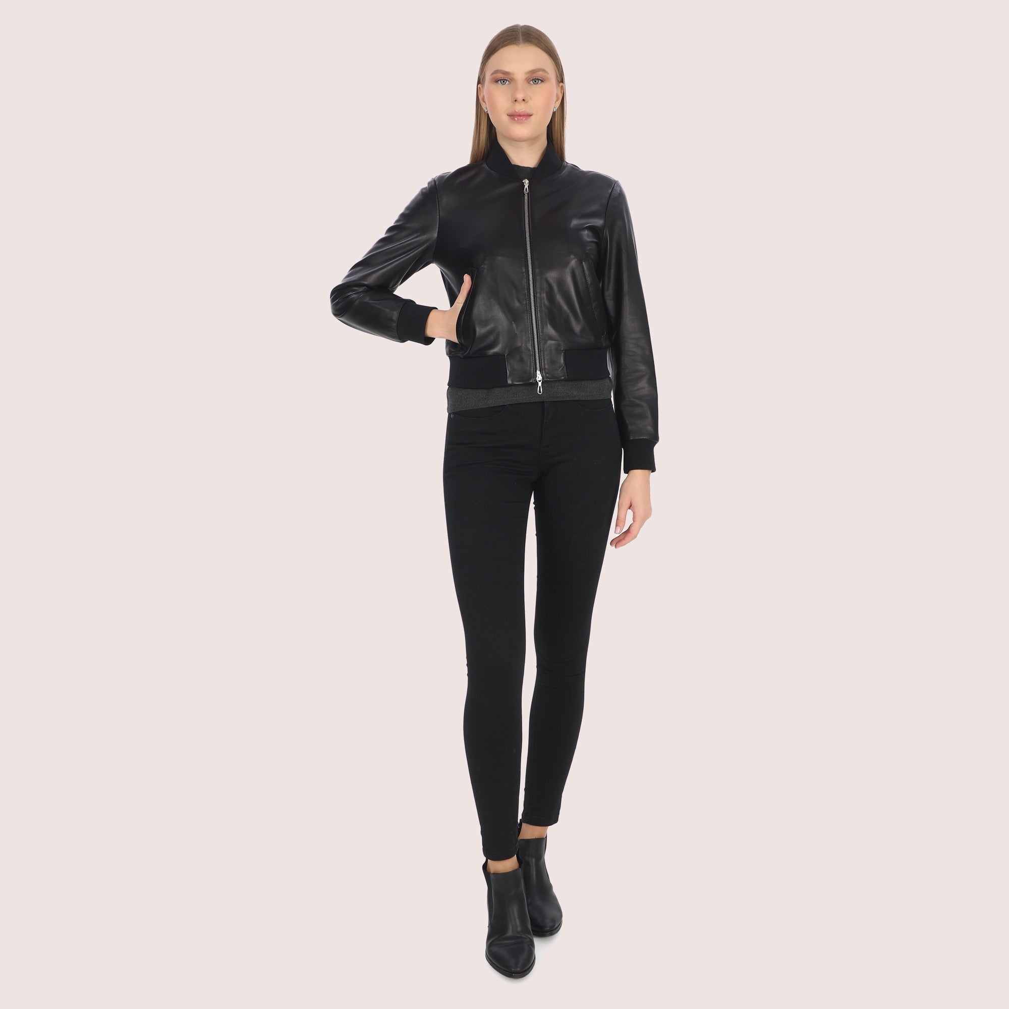 Fiona Lambskin Jacket