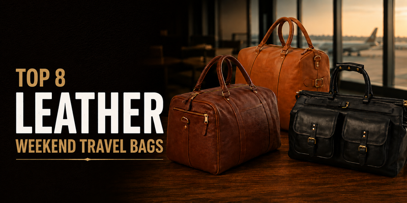 Top 8 Leather Weekend Travel Bags That Combine Style, Space, and Durability