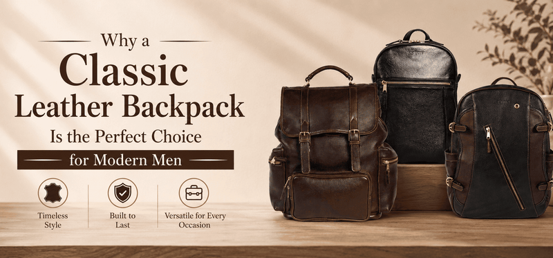 Why a Classic Leather Backpack Is the Perfect Choice for Modern Men