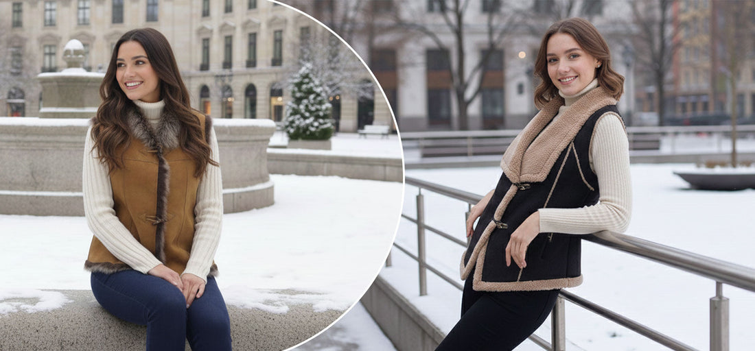 10 Easy Ways to Style a Shearling Vest for Working Women This Winter