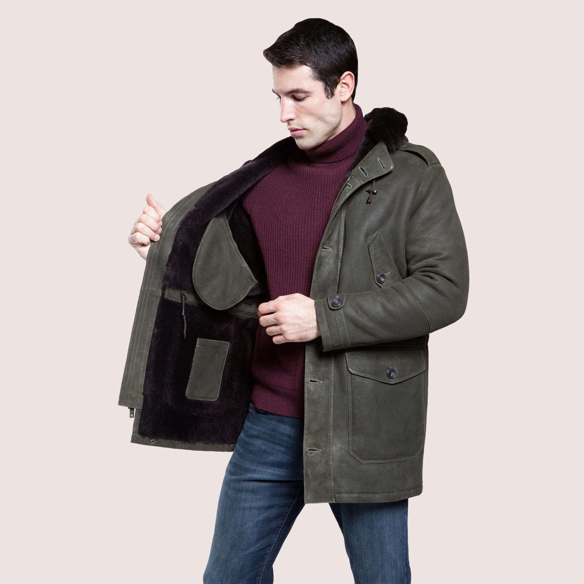 Greenwood Shearling Coat-3