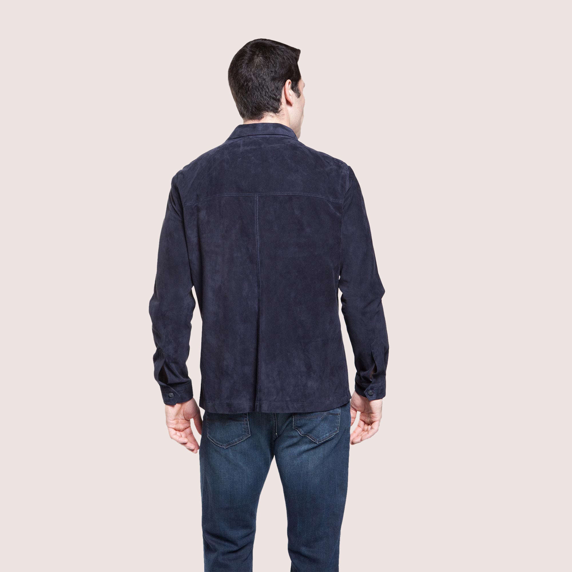 Midtown Goat Suede Shirt-6