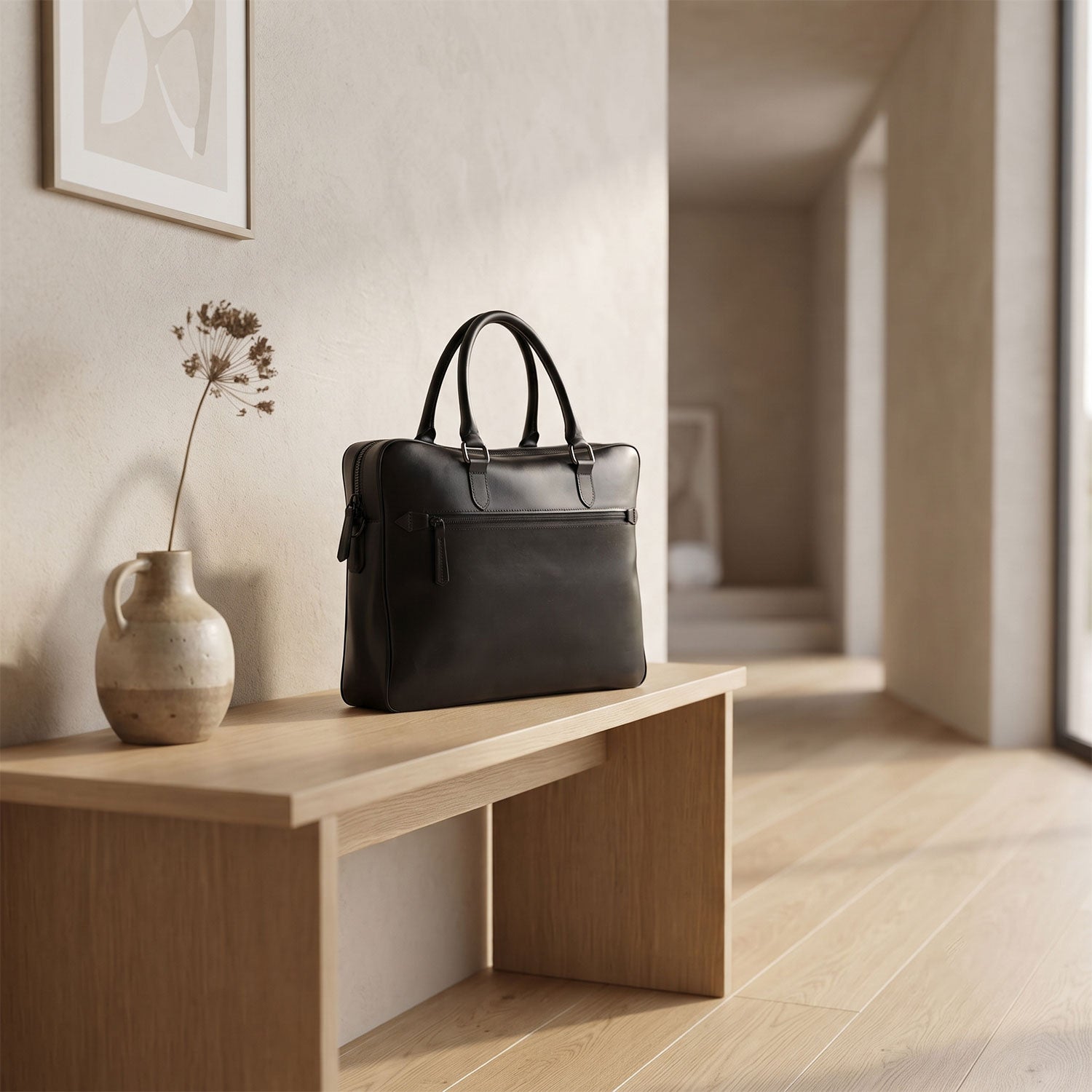 Franklin Zippered Briefcase-9