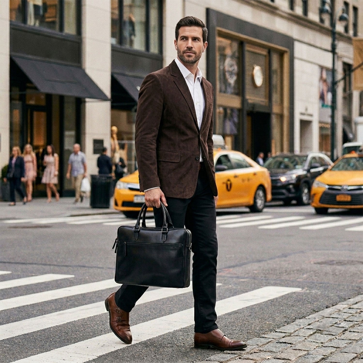 Franklin Zippered Briefcase-10