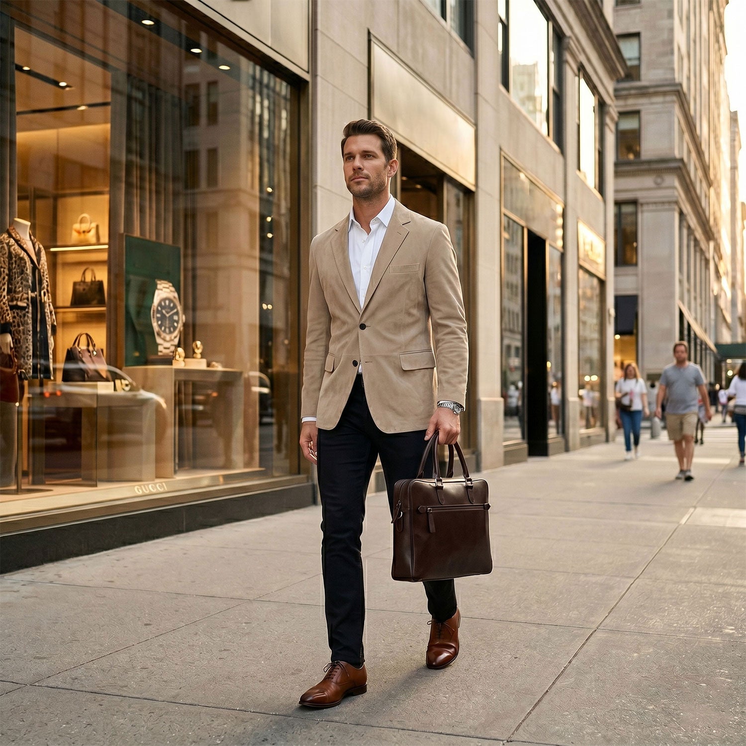 Franklin Zippered Briefcase-15