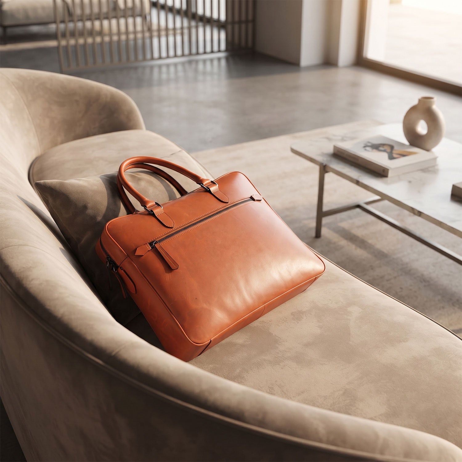 Franklin Zippered Briefcase-3