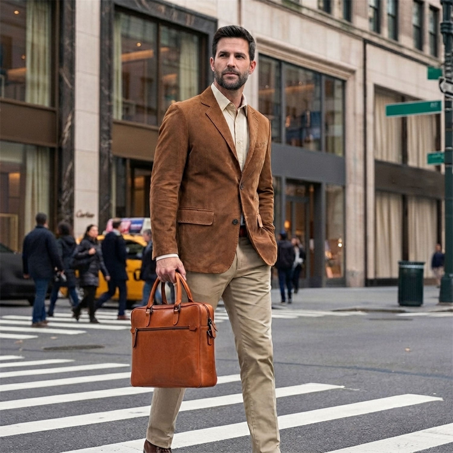 Franklin Zippered Briefcase-5