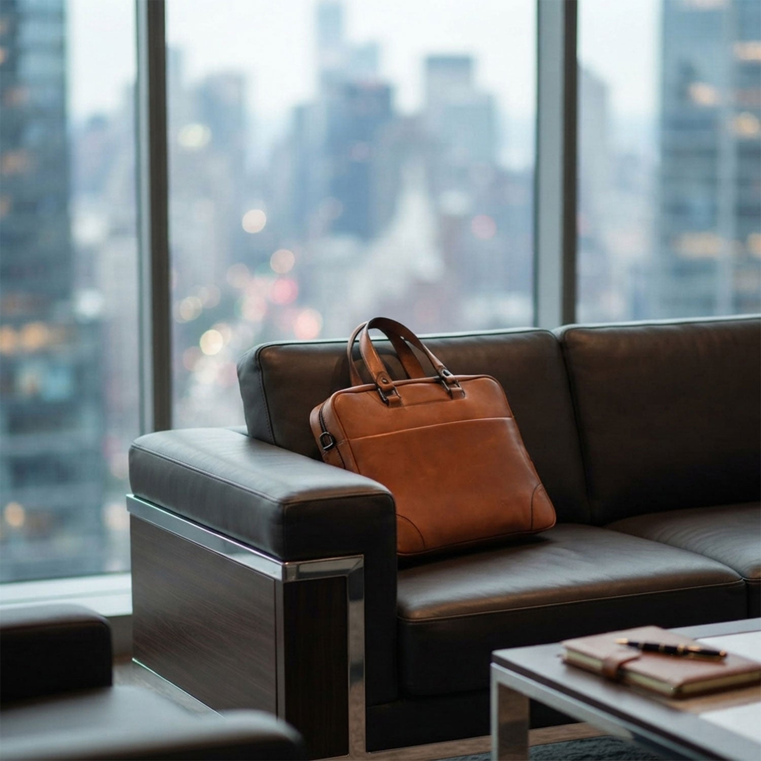 Reno Zippered Briefcase-5