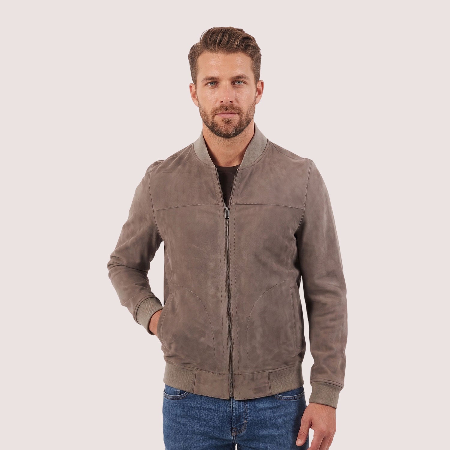 Hayes Goat Suede Jacket-6