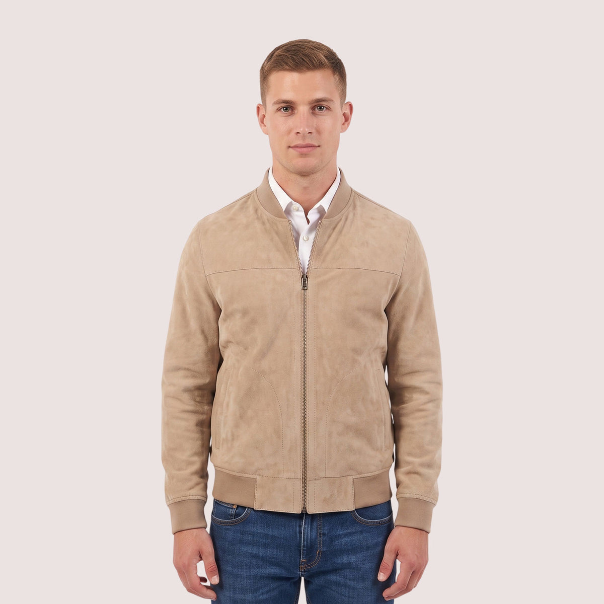 Hayes Goat Suede Jacket