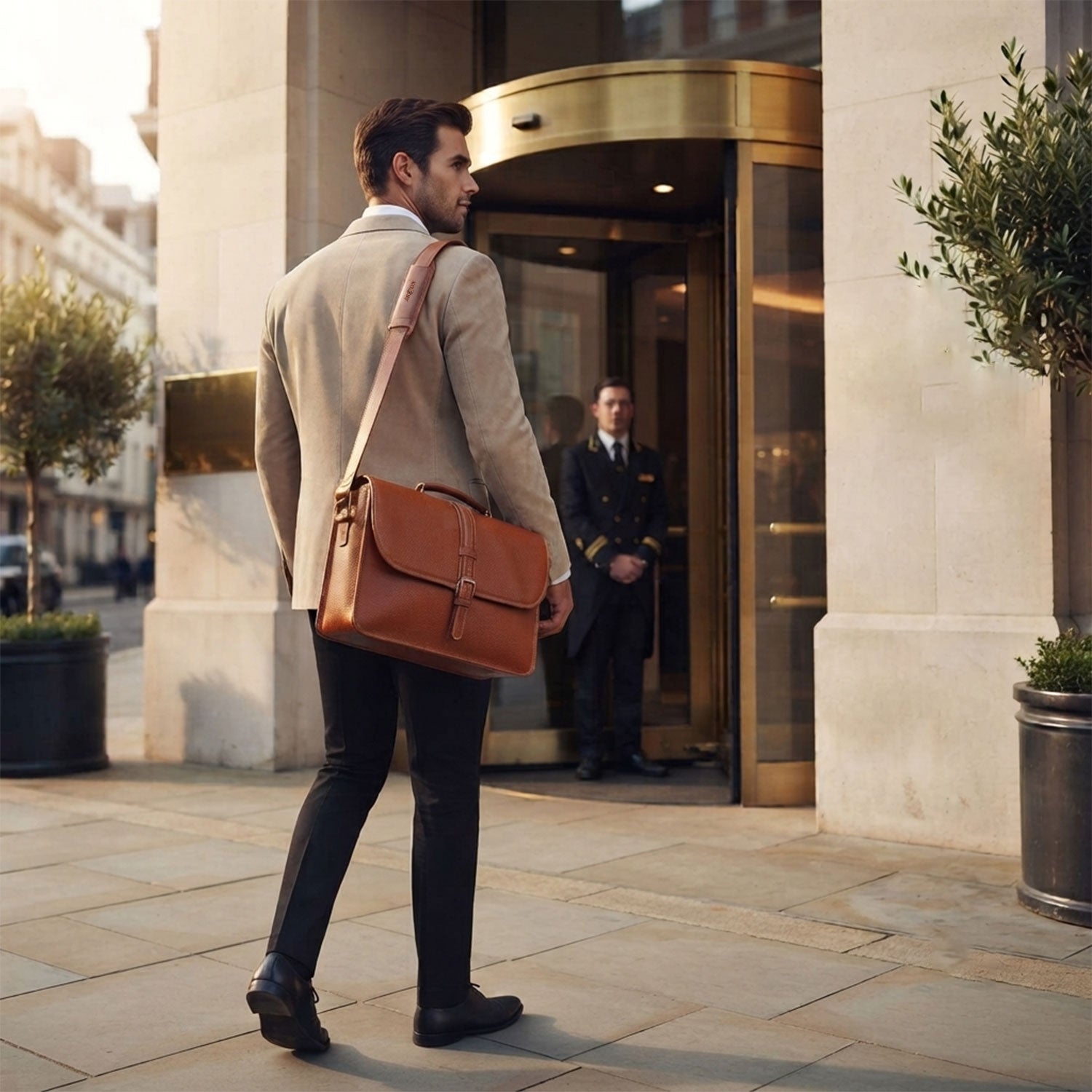 Melville Double Compartment Briefcase-5