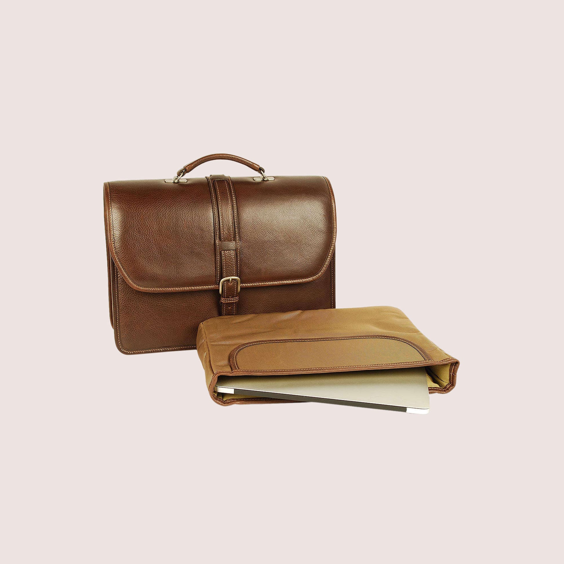 Melville Double Compartment Briefcase