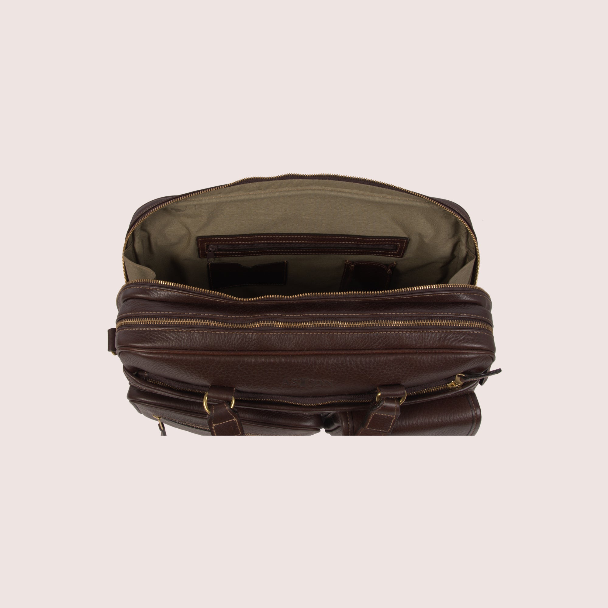 Tennyson Top Zippered Briefcase