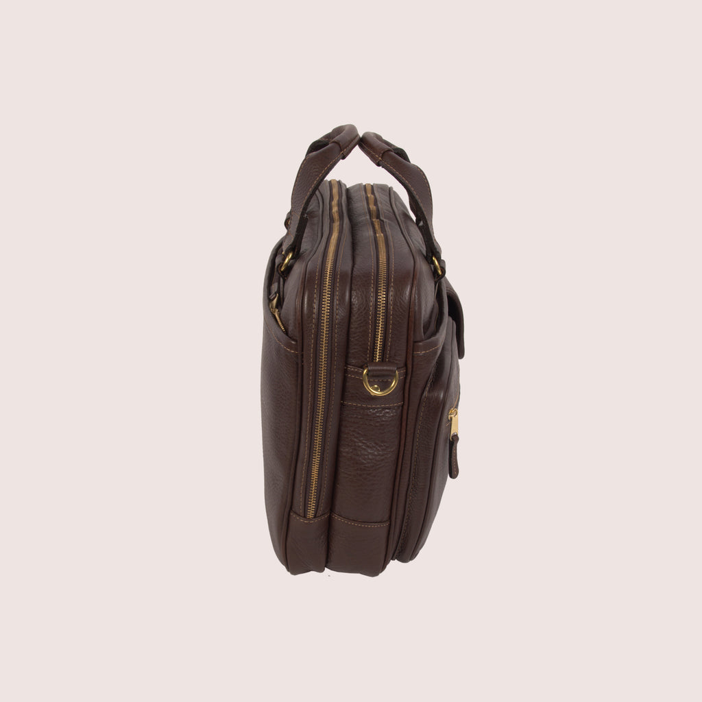 Tennyson Top Zippered Briefcase