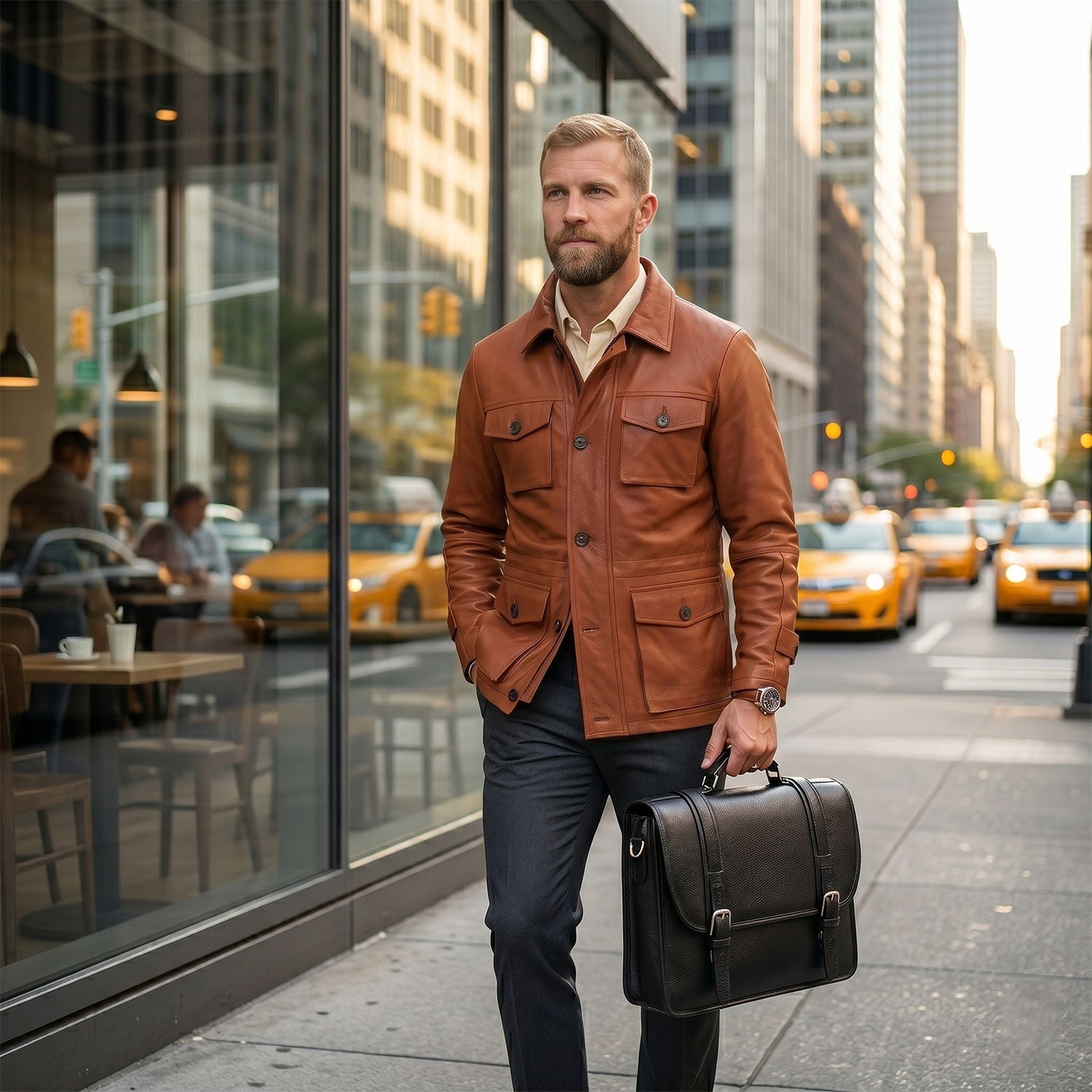 Conrad Double Compartment Briefcase-10