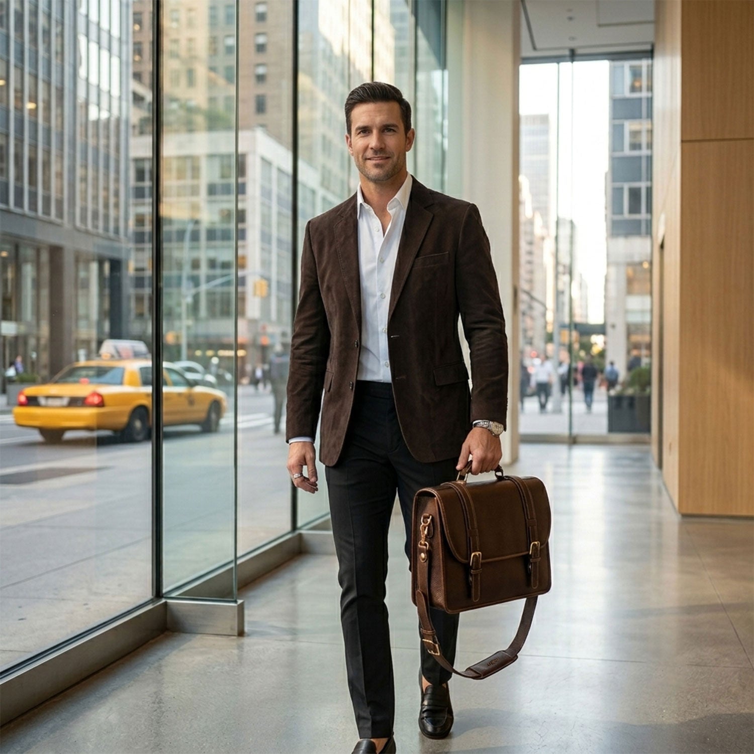 Conrad Double Compartment Briefcase-5