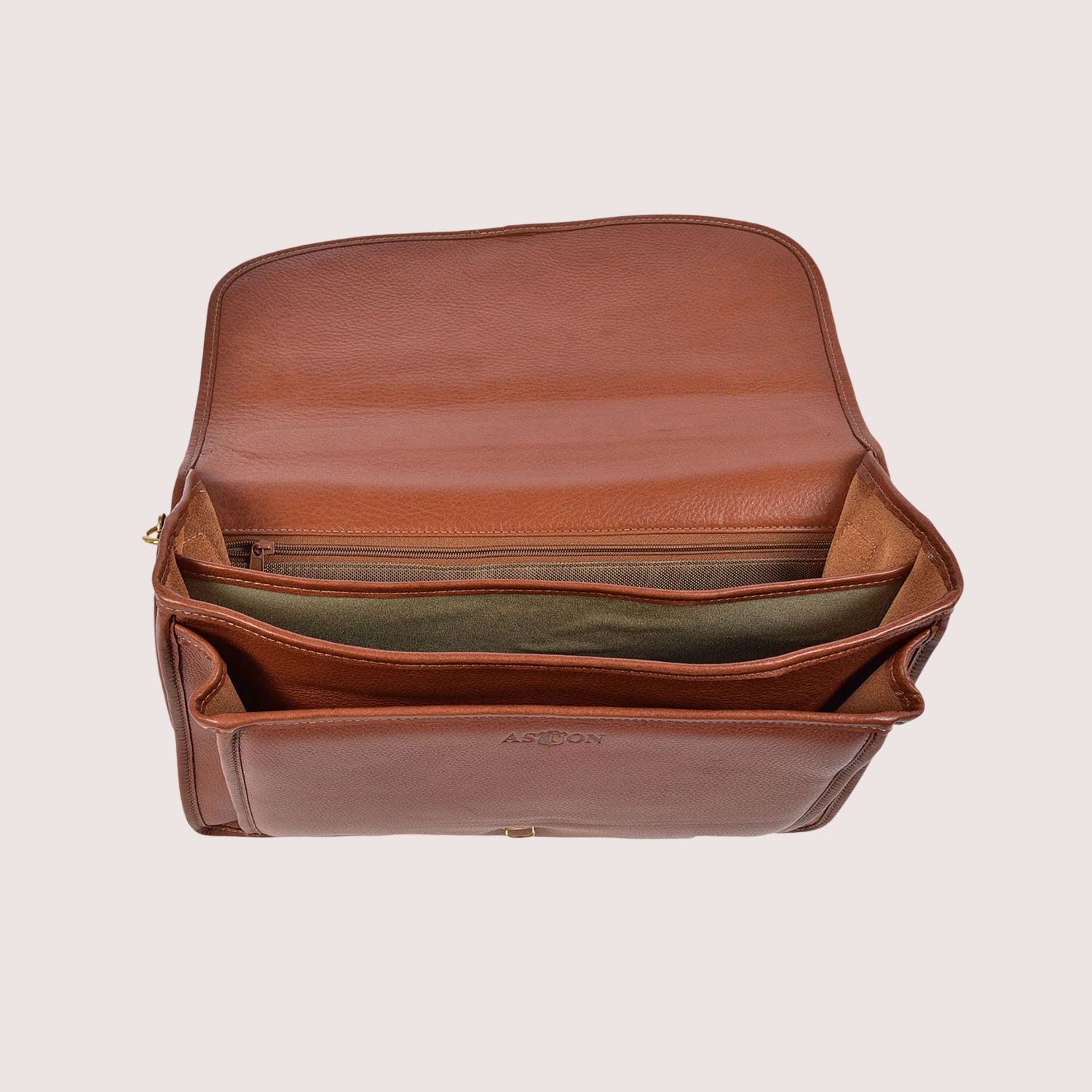 Simon Double Compartment Briefcase-10