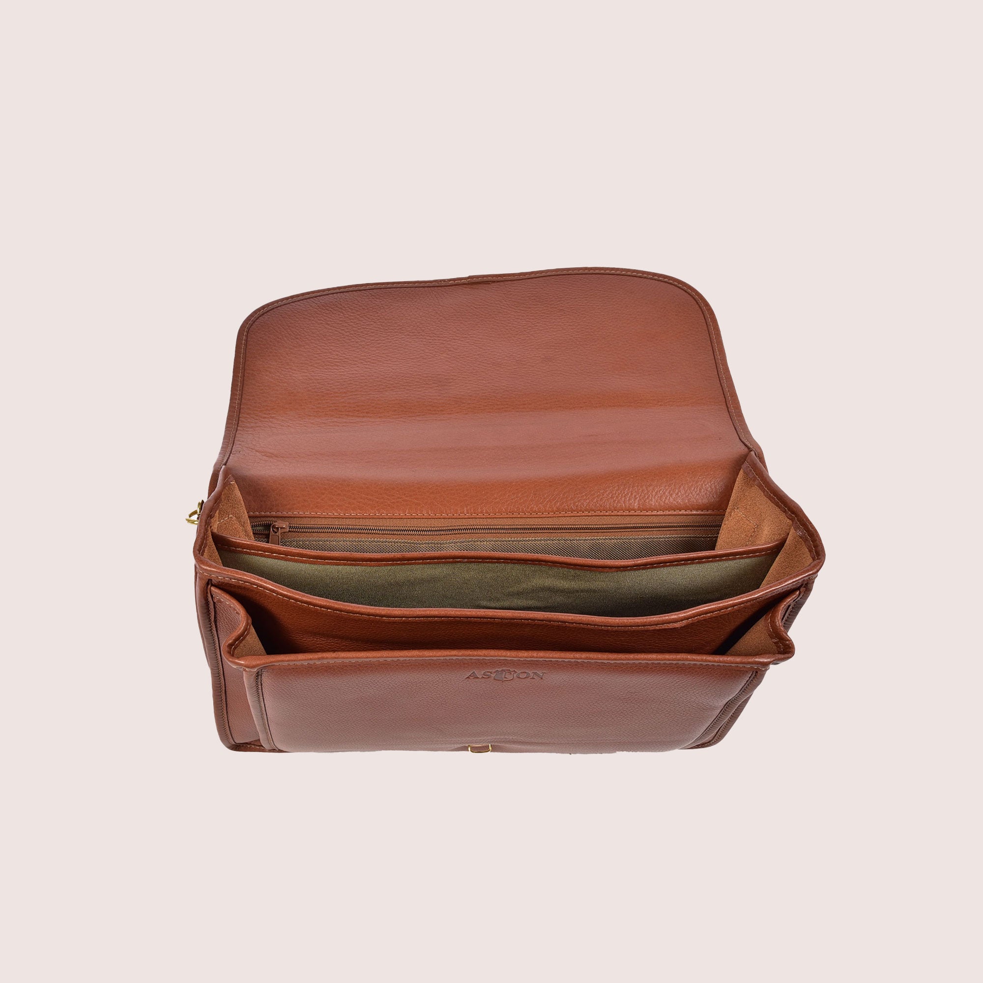 Simon Double Compartment Briefcase