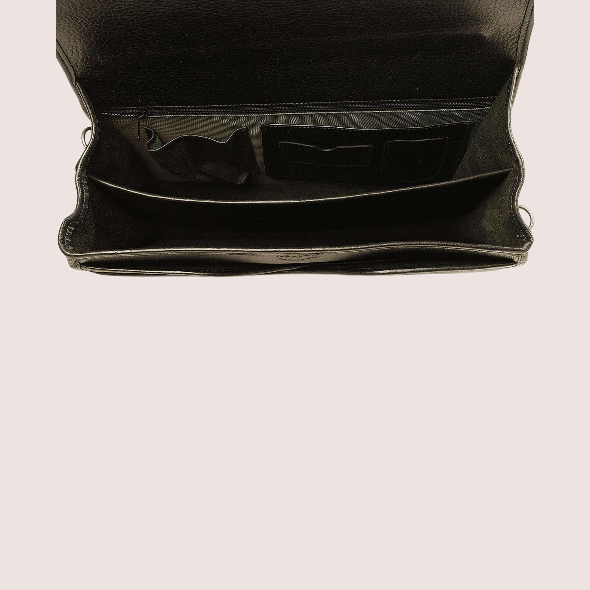 Morrison Men's Double Compartment Briefcase