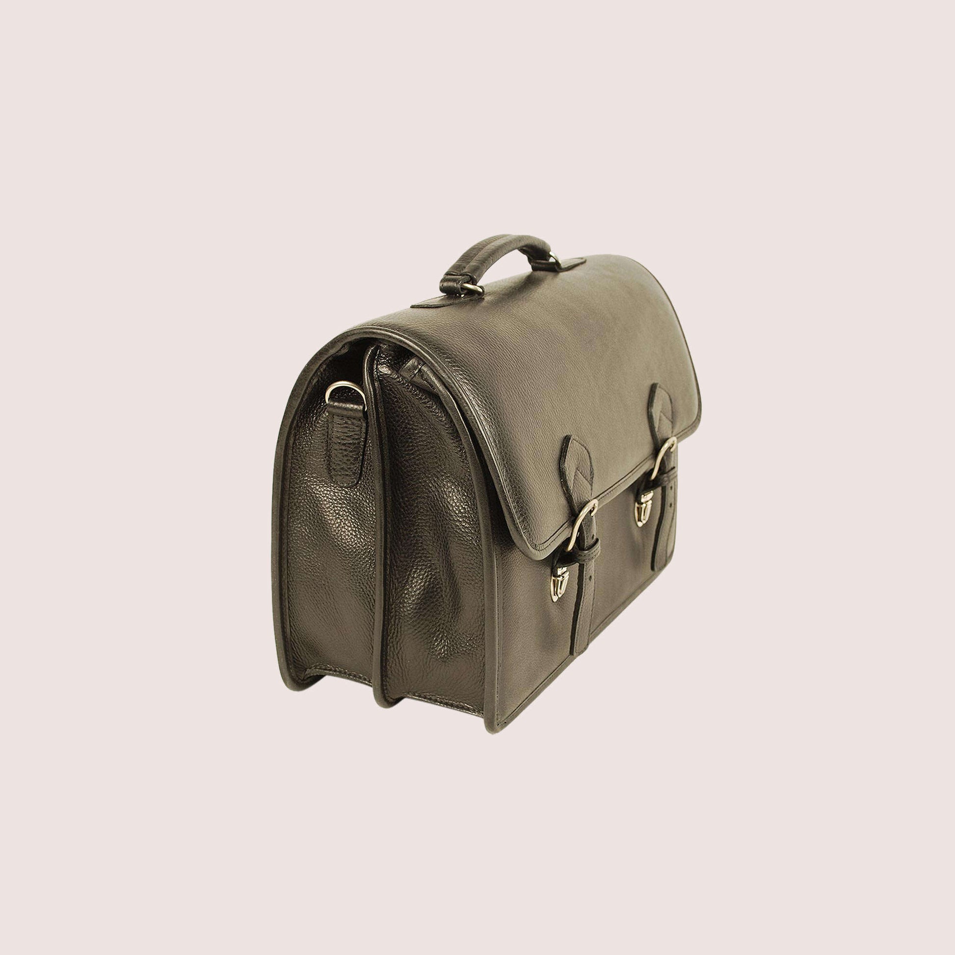 Morrison Men's Double Compartment Briefcase