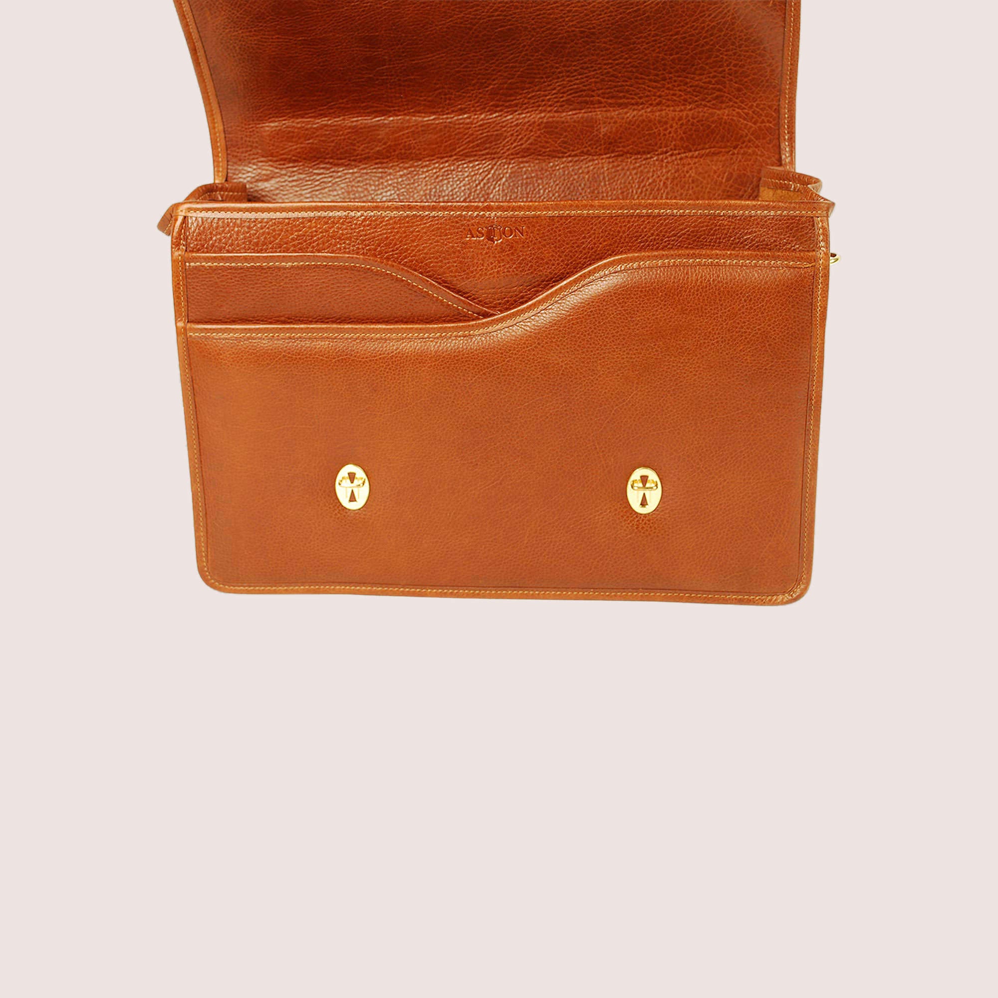 Morrison Men's Double Compartment Briefcase