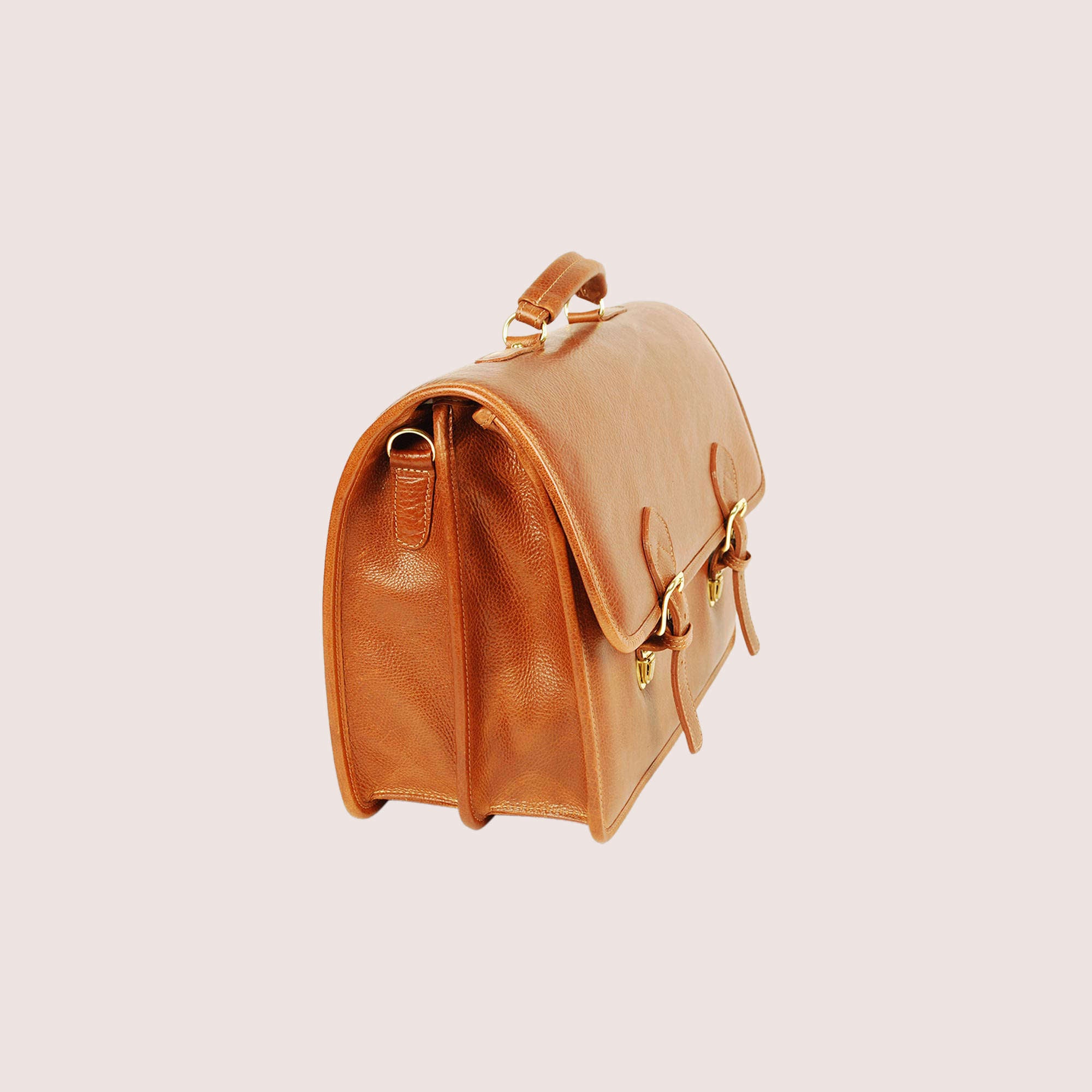 Morrison Men's Double Compartment Briefcase