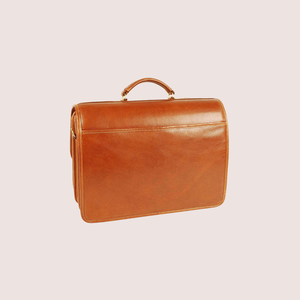 Charles Double Compartment Briefcase w/laptop case