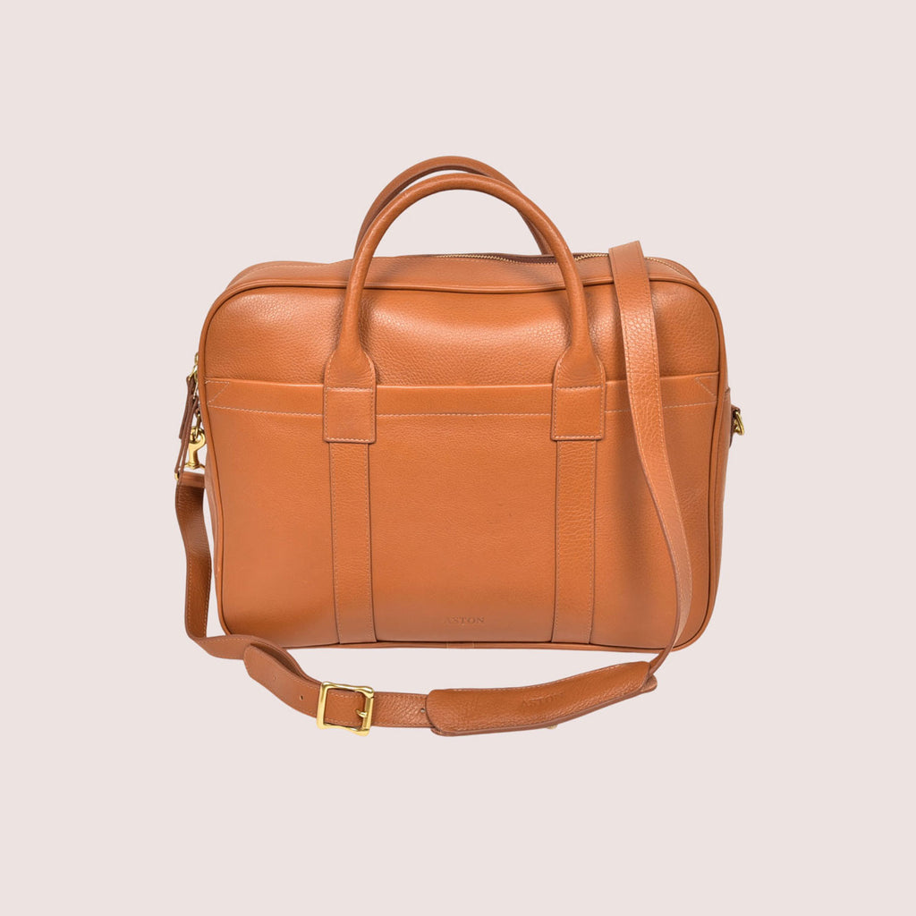 Peyson Suede Briefcase