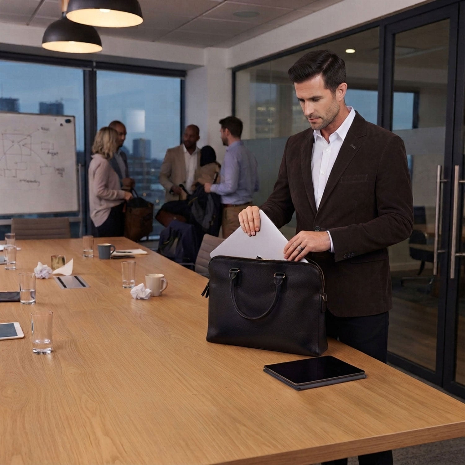 David Zippered Briefcase-6
