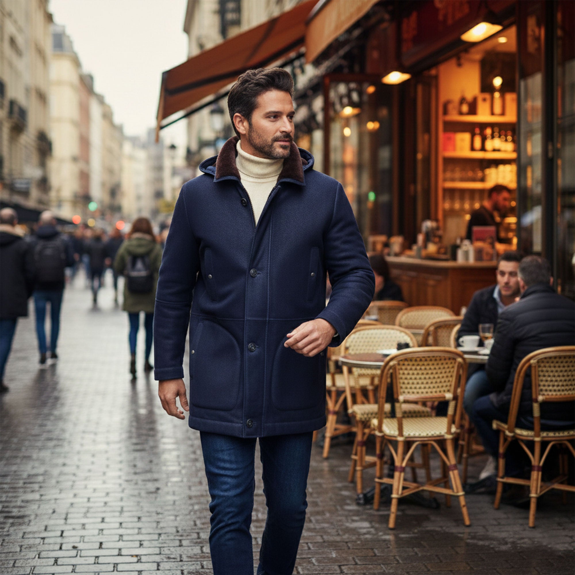 Rockport Shearling Coat-3