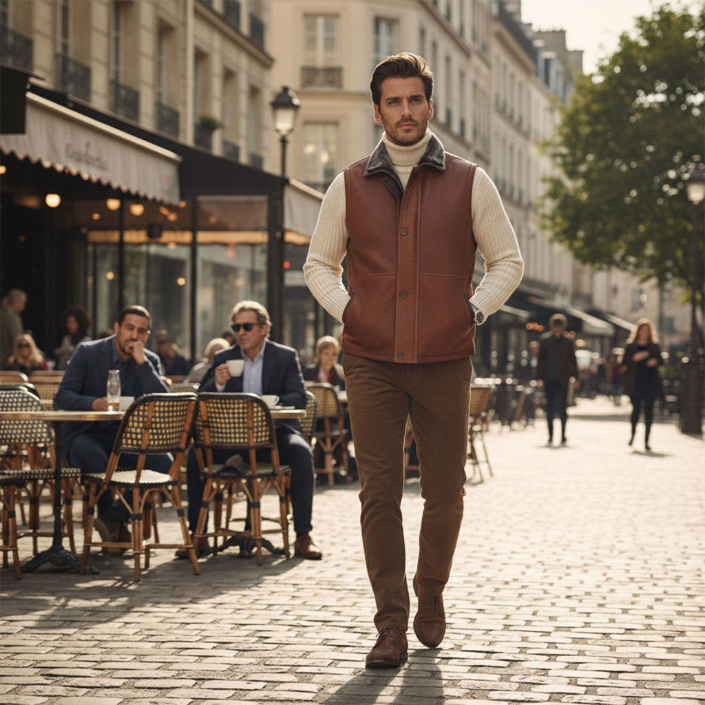 Austin Shearling Vest