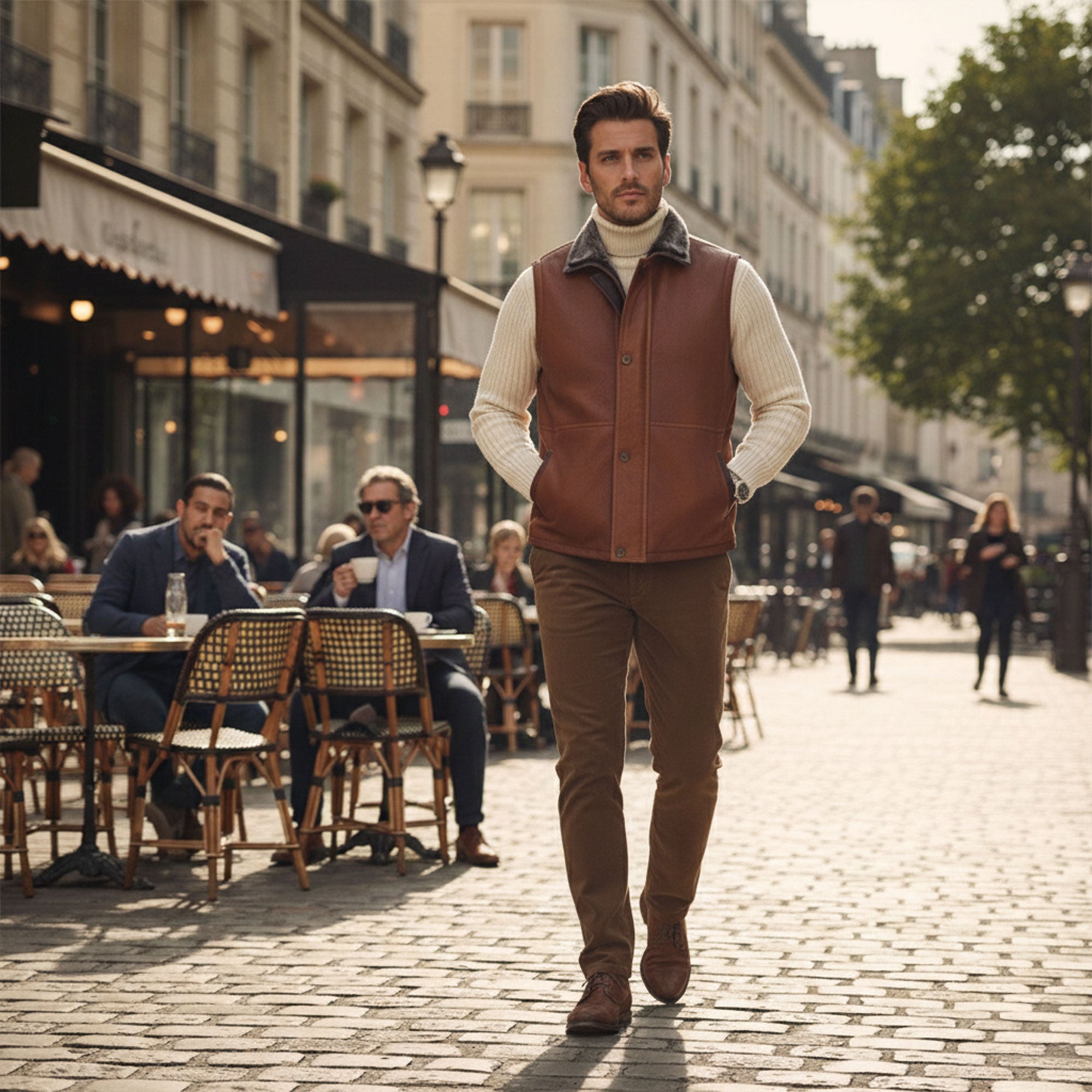 Austin Shearling Vest