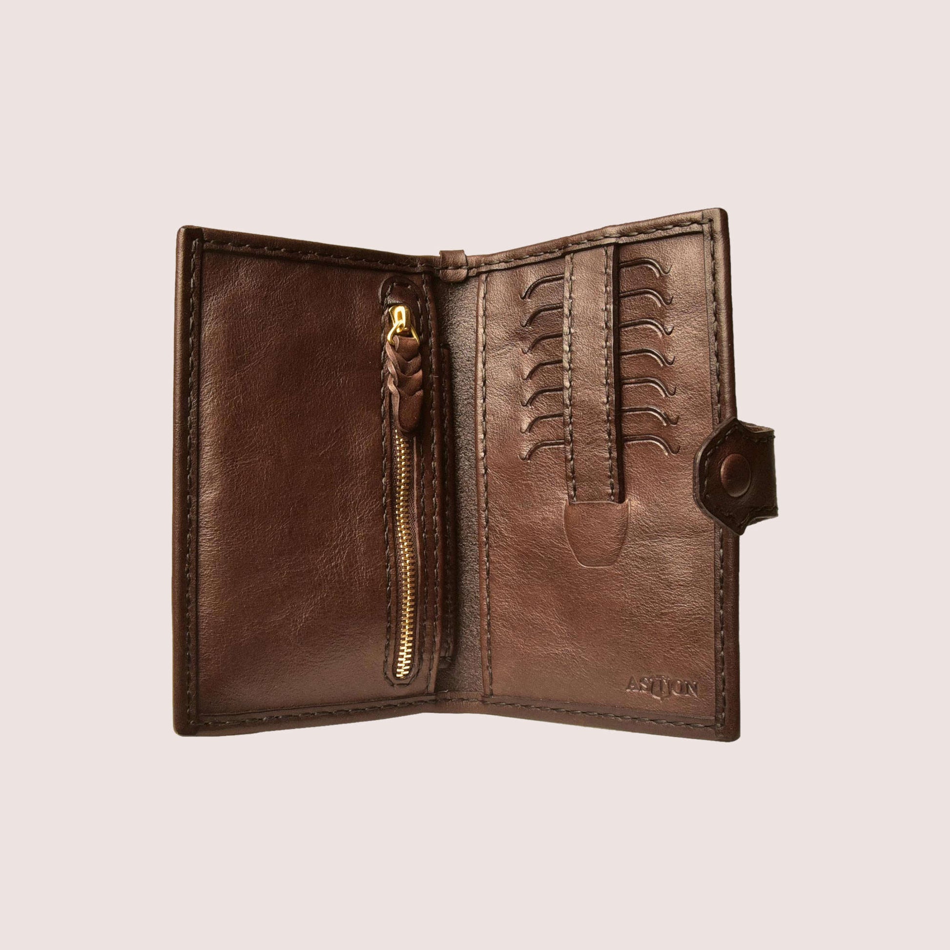 Havana Hand-Stitched Wallet