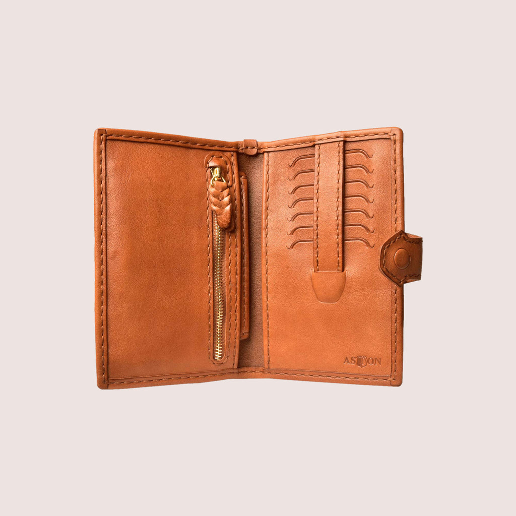 Havana Hand-Stitched Wallet