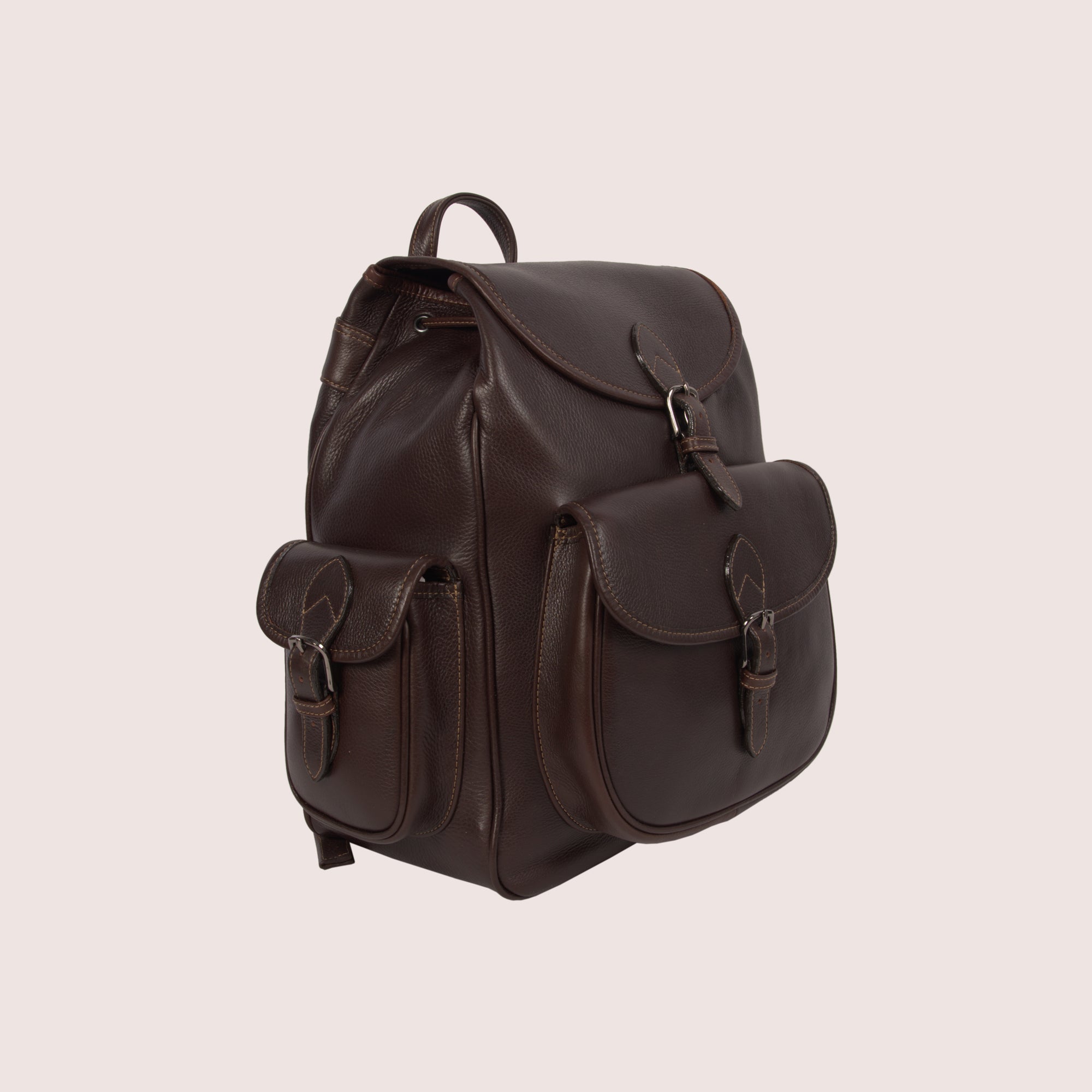 aston leather small leather backpack Continental Backpack