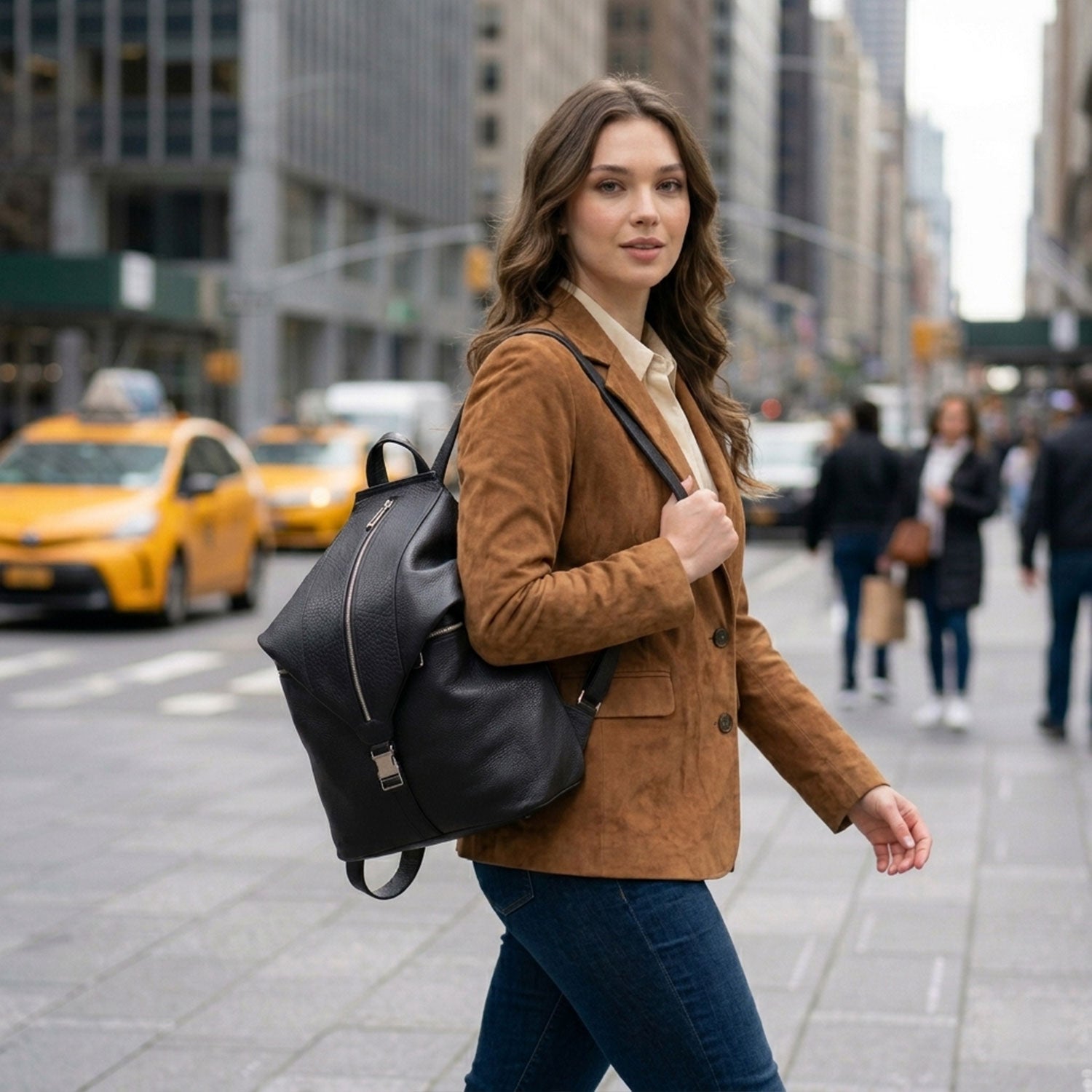 Langston Zippered Backpack-4