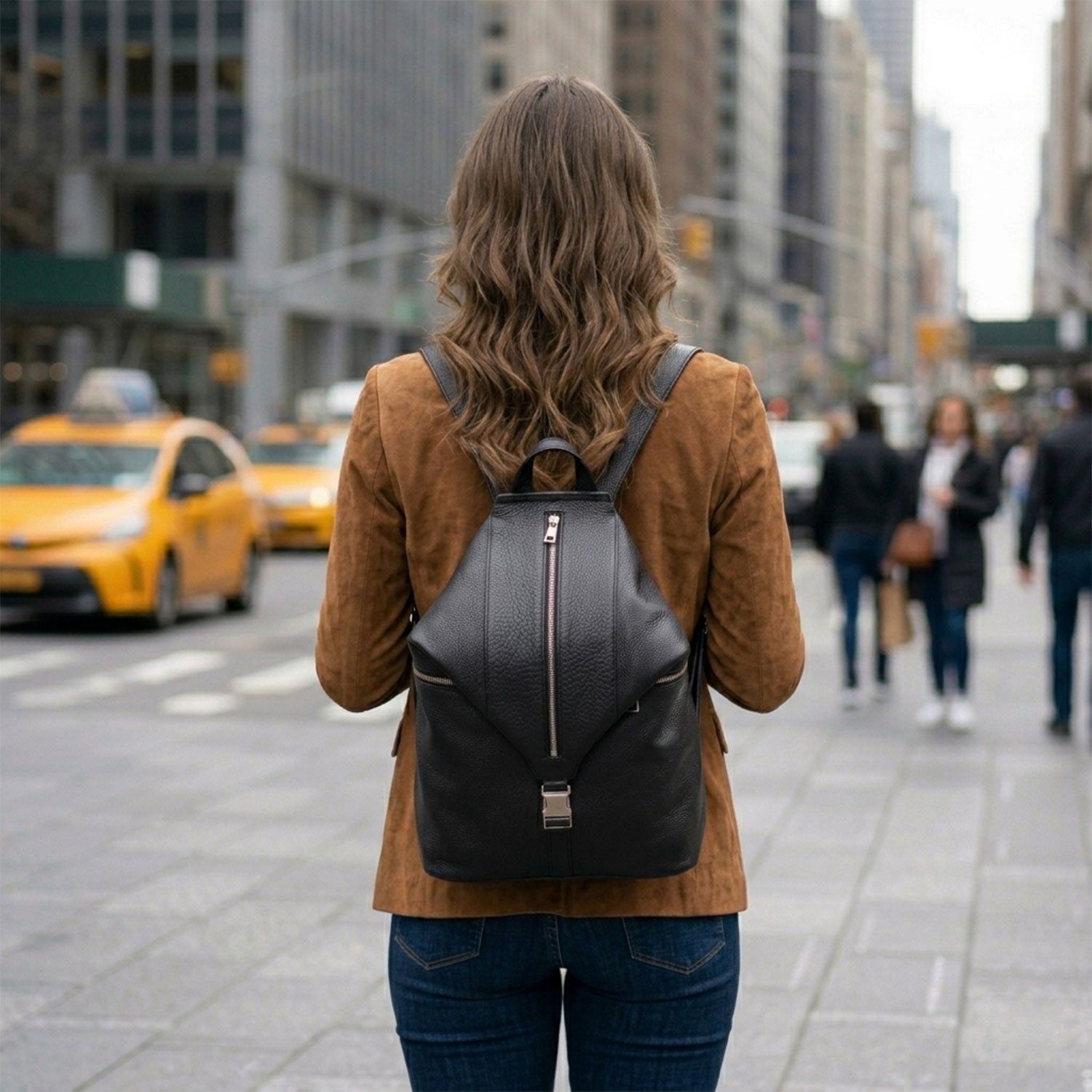 Langston Zippered Backpack-5