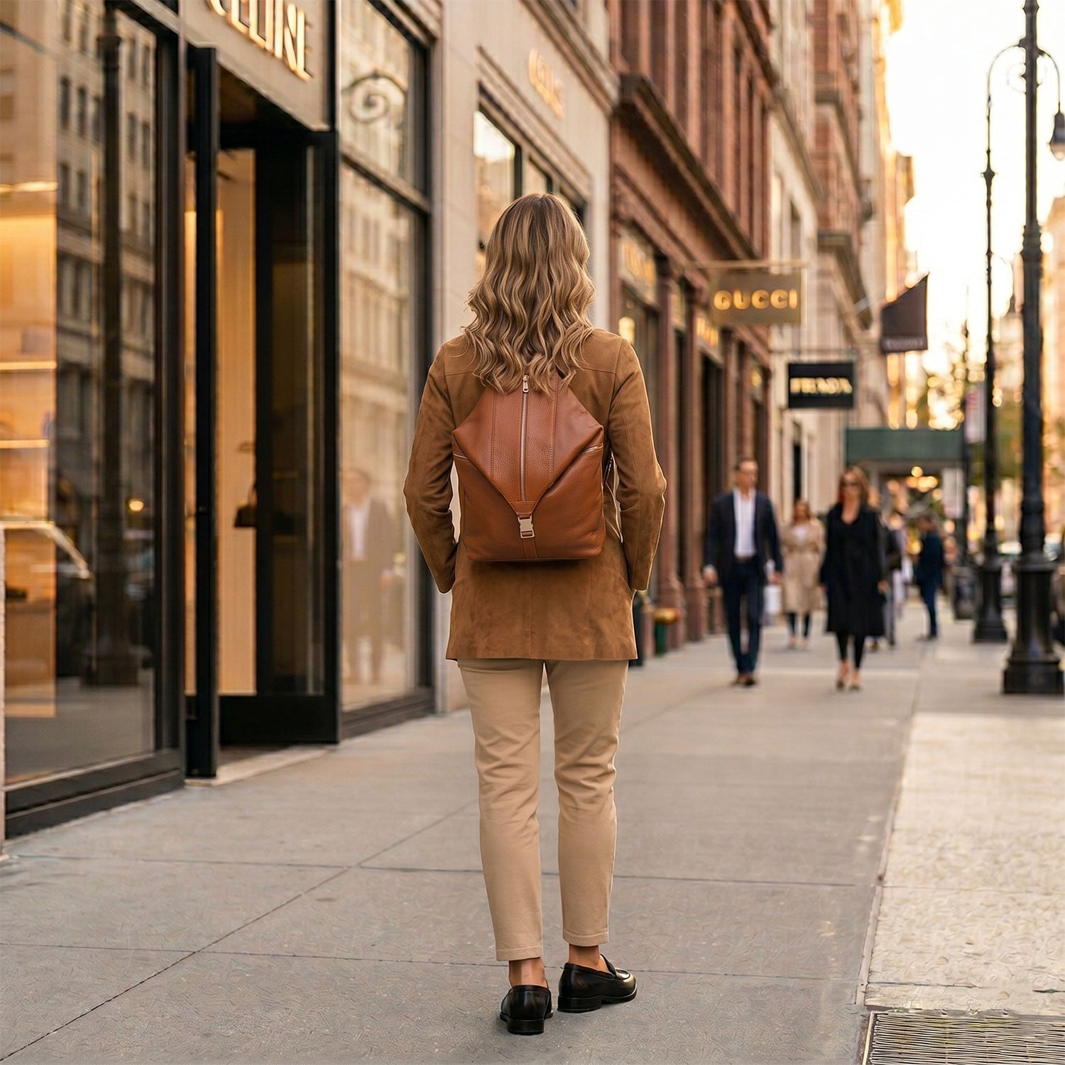 Langston Zippered Backpack-15