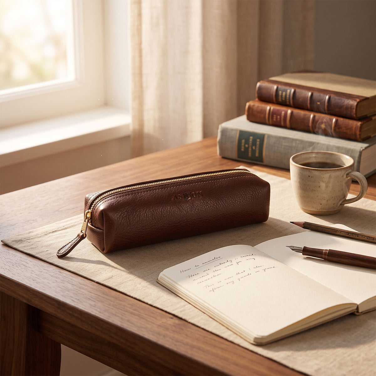 Pen or Multi Purpose Leather Pouch-14