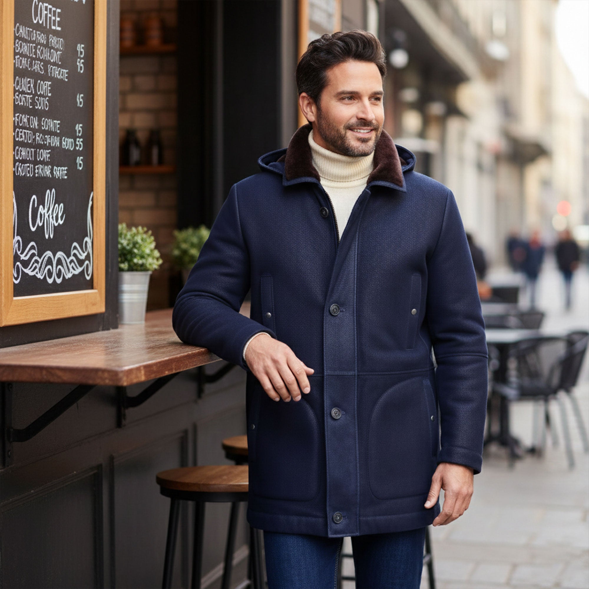 Rockport Shearling Coat-4