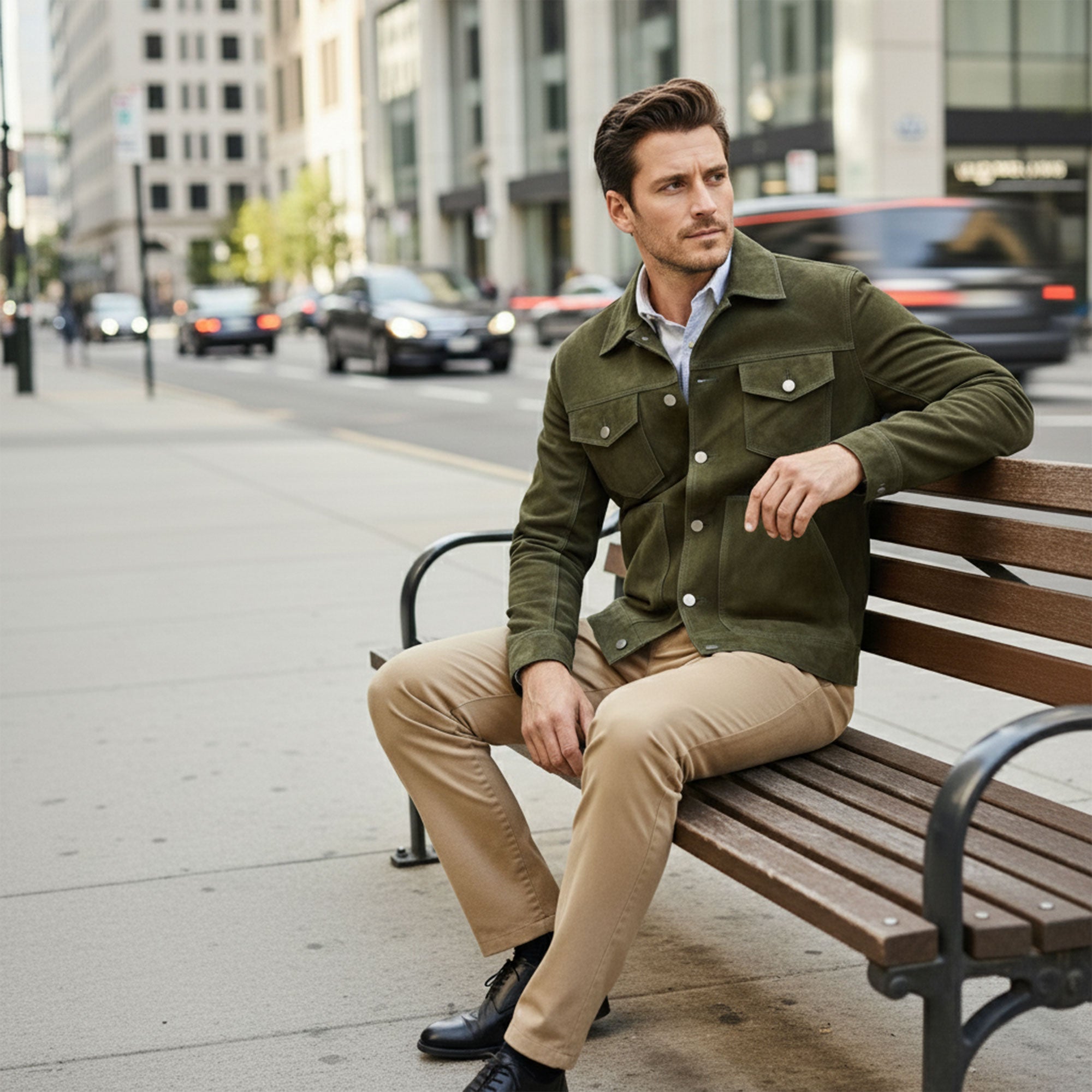 Prescott Cow Suede Jacket