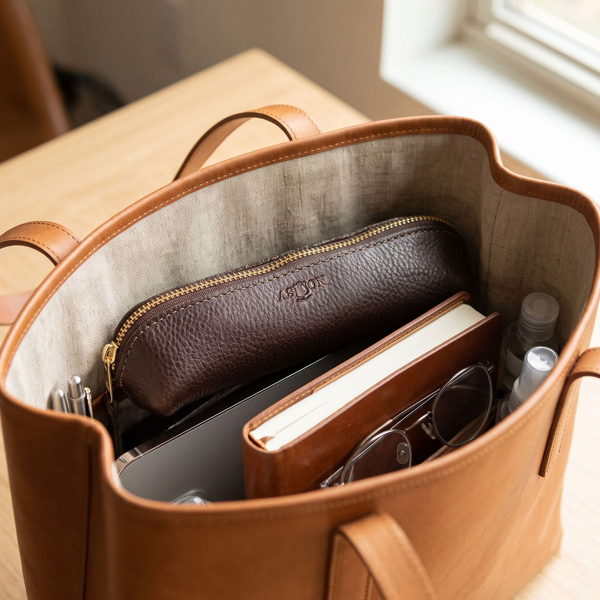 Pen or Multi Purpose Leather Pouch-9