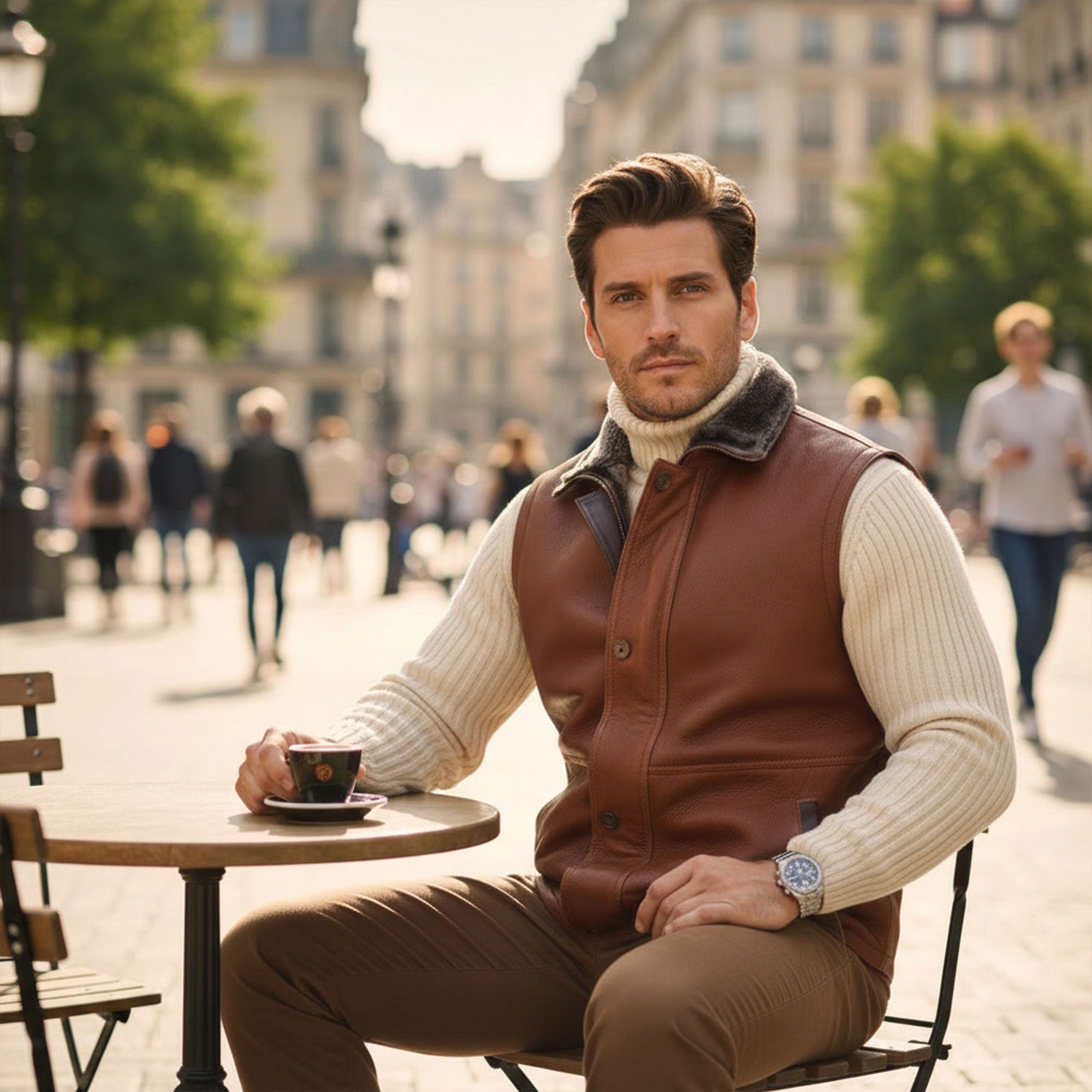 Austin Shearling Vest