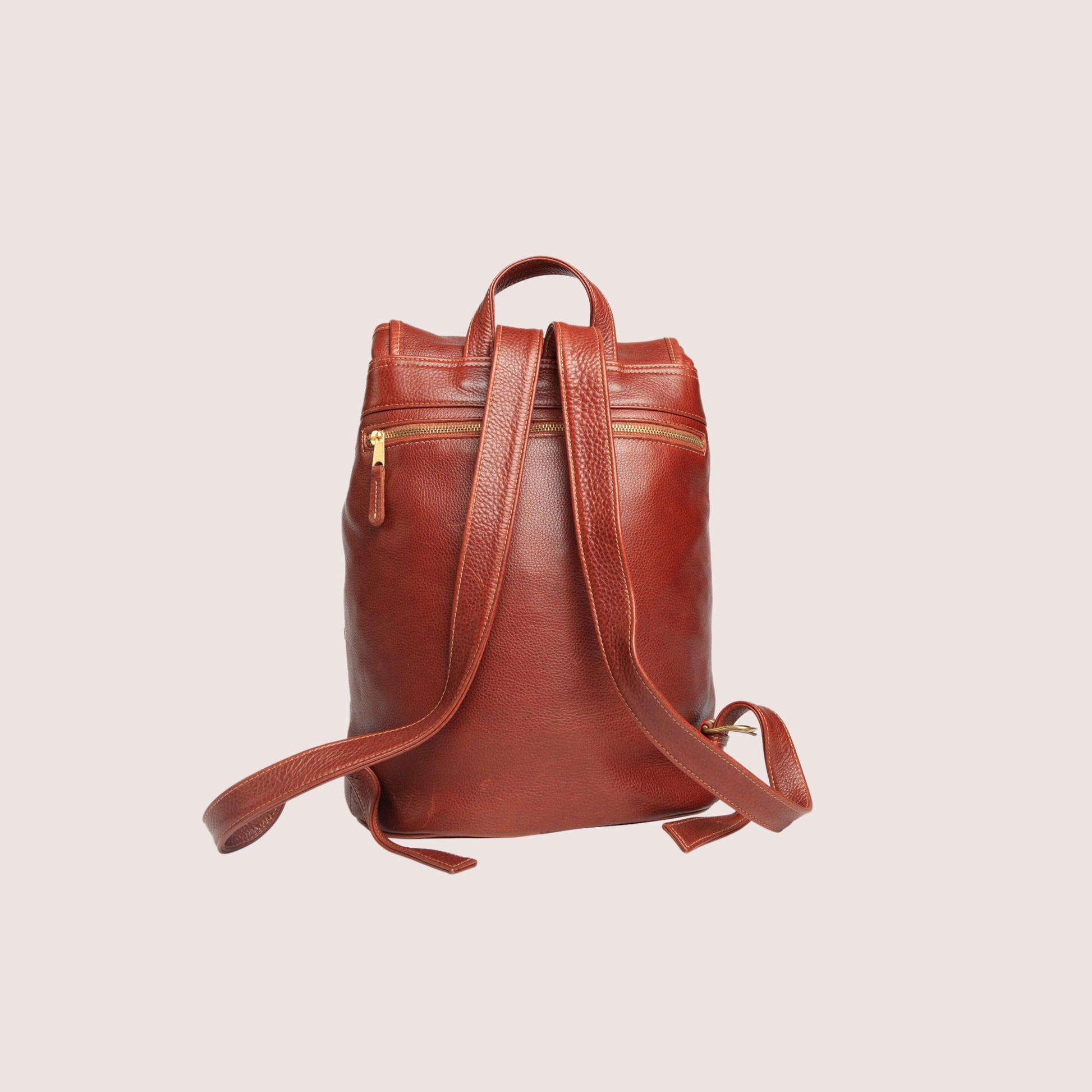 Altona Drawstring Backpack w - Front Zip Pocket
