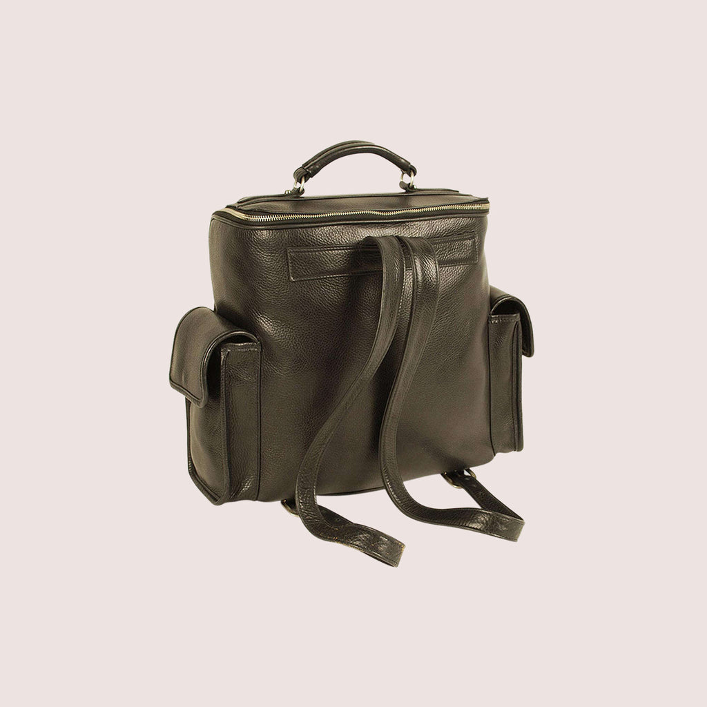 aston leather small leather backpack Milton Oversized Backpack
