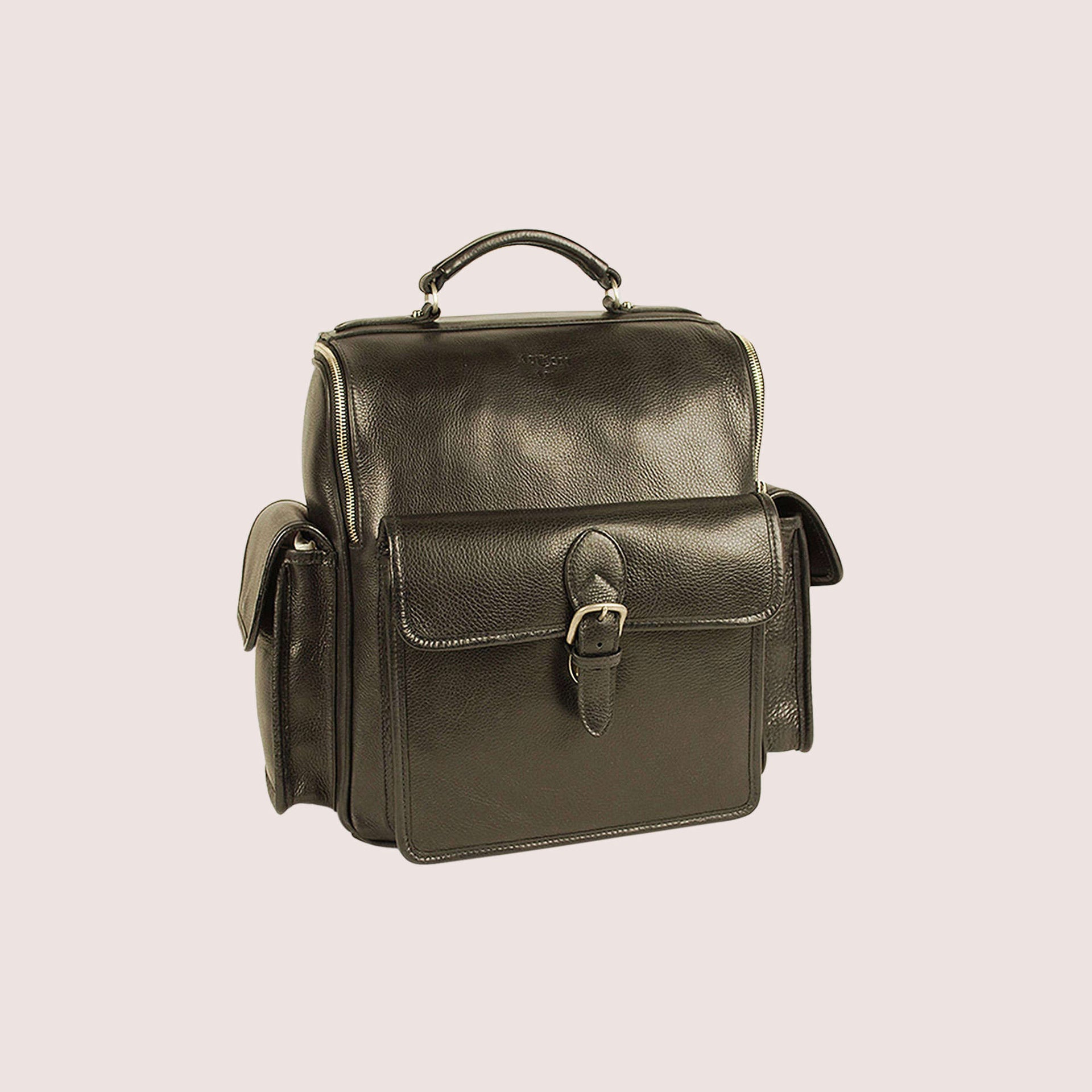 Milton Oversized Backpack-Black