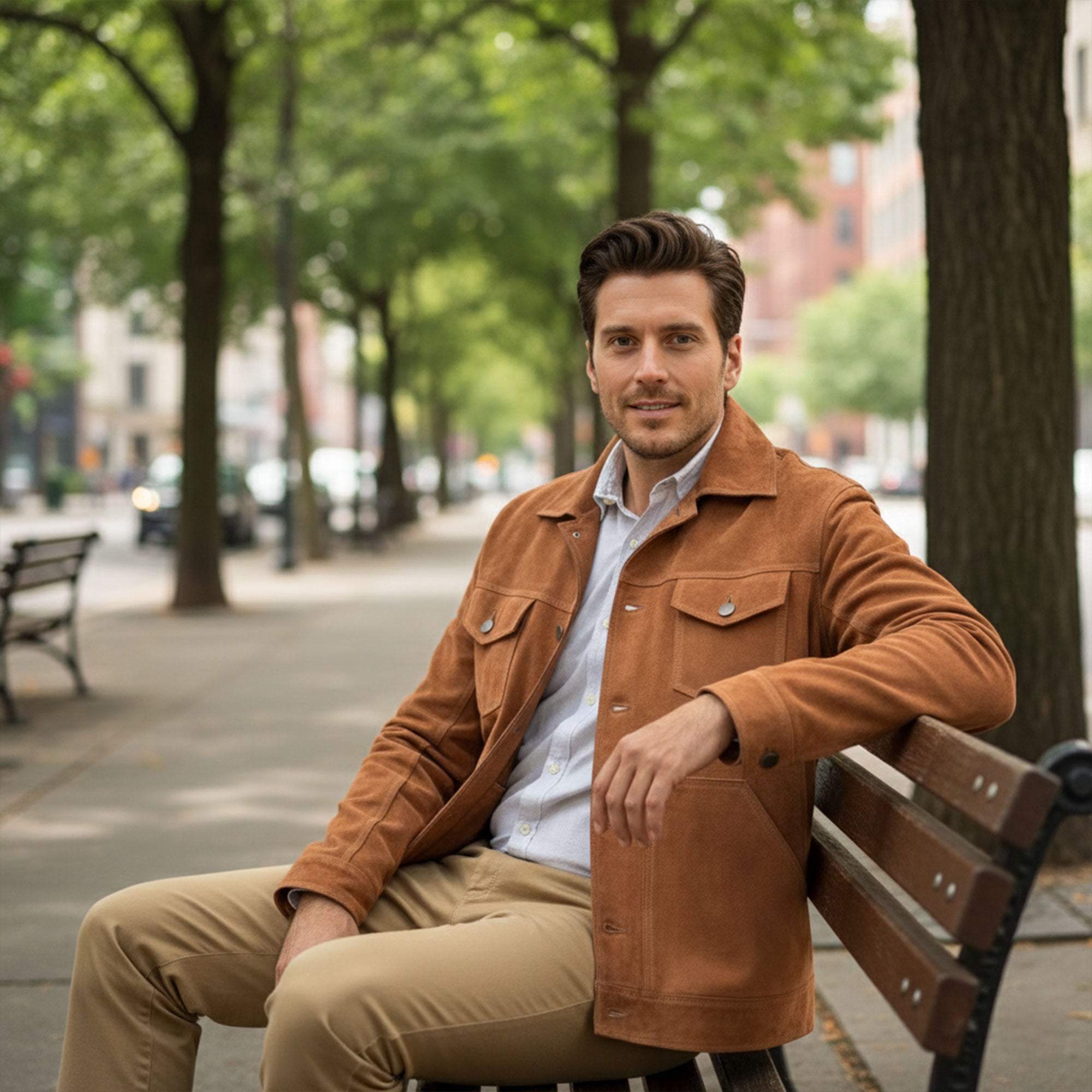 Prescott Cow Suede Jacket