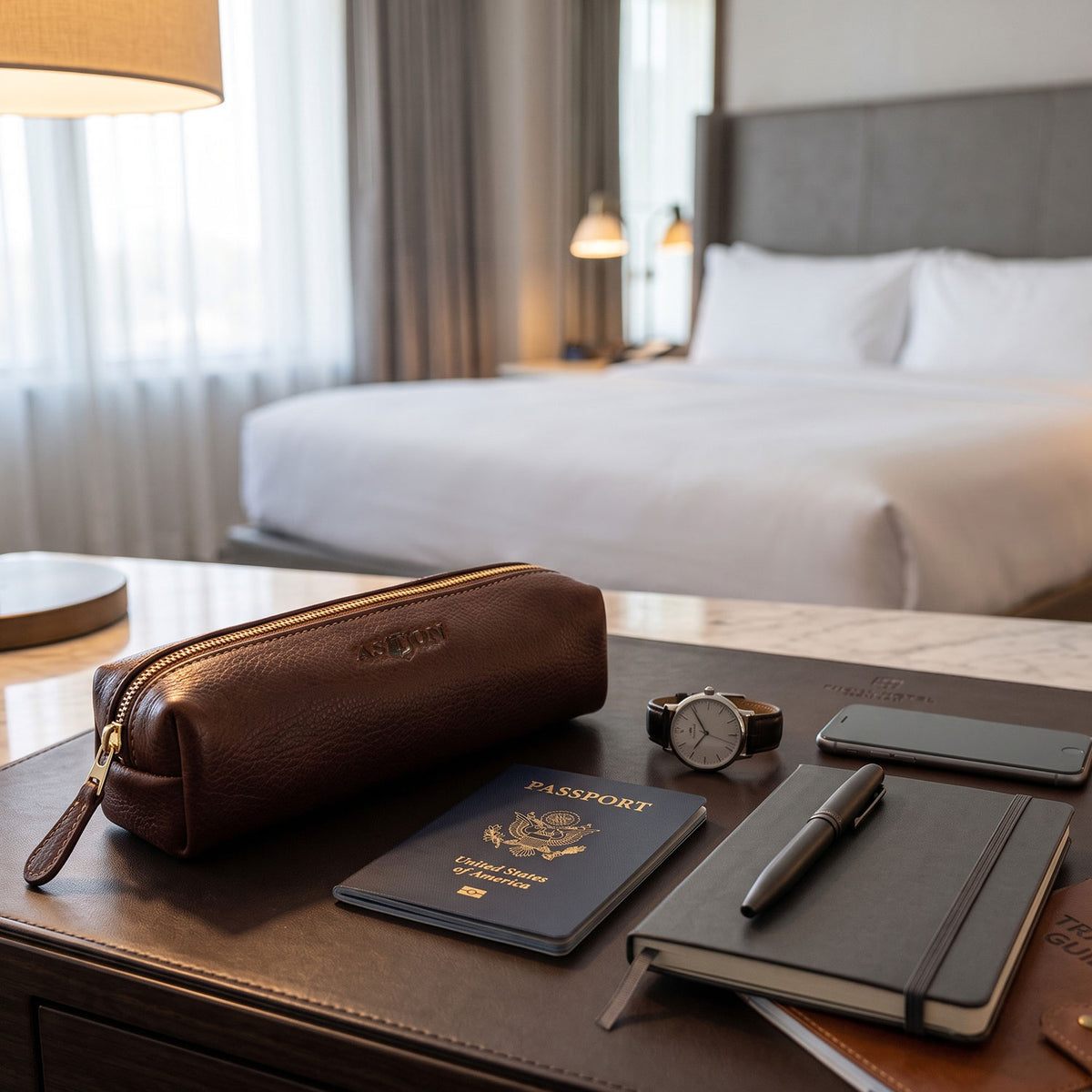 Pen or Multi Purpose Leather Pouch-15