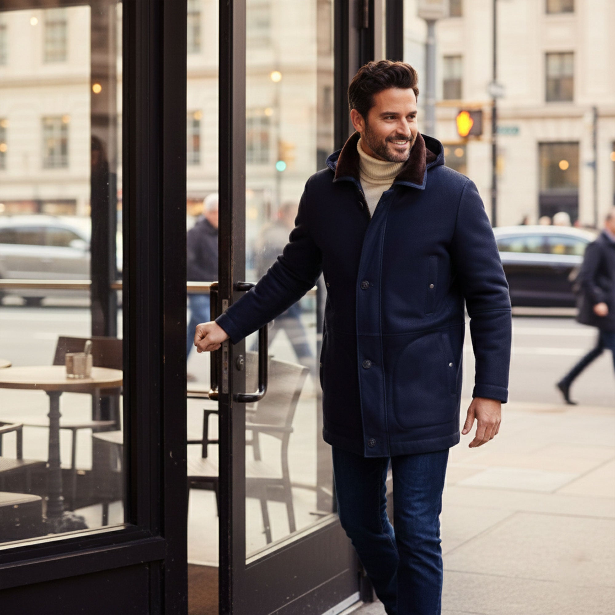 Rockport Shearling Coat-5